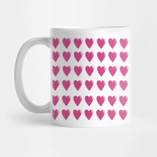 Heart hearts pink love Mug